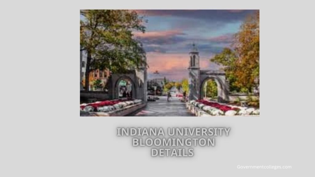 Indiana University Bloomington details in Hindi
