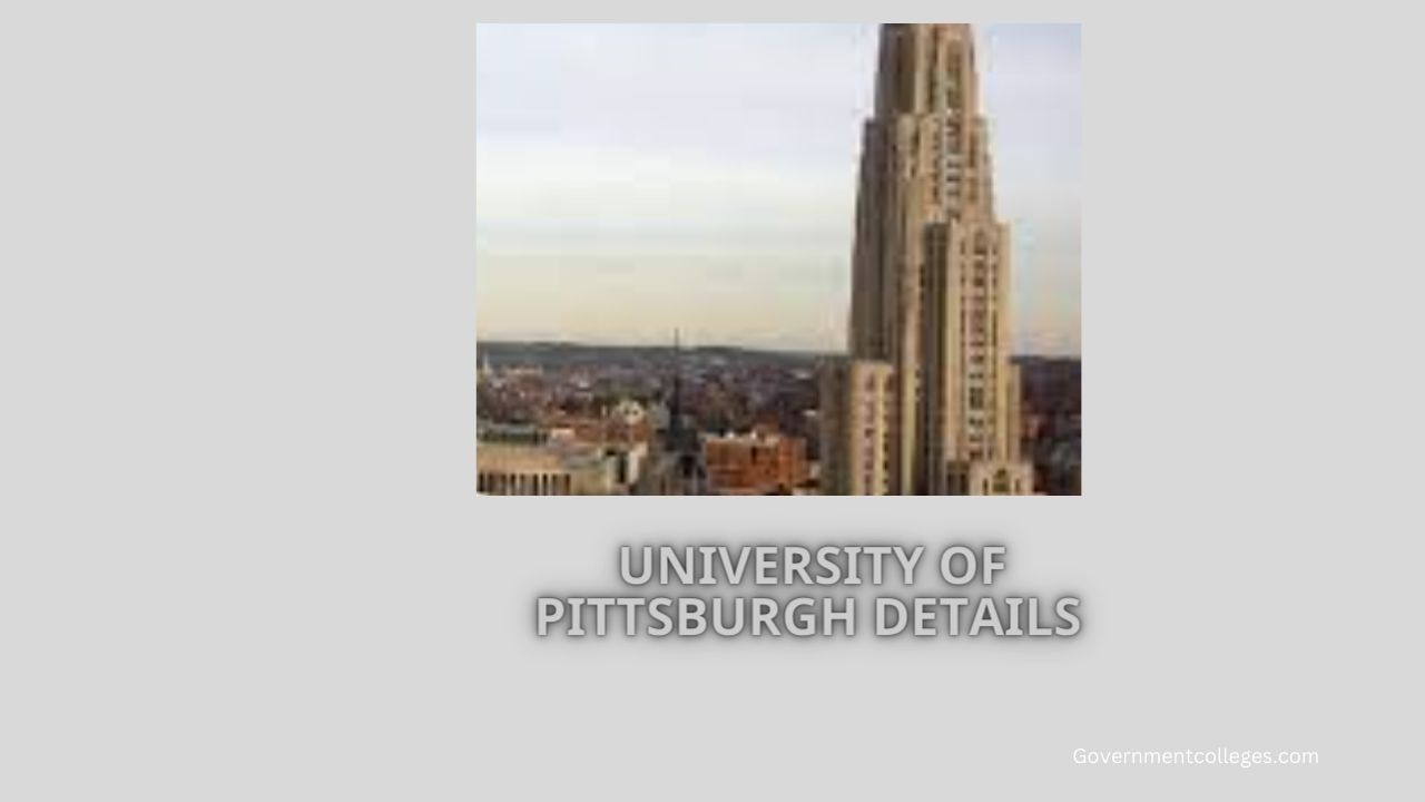 University of Pittsburgh details in Hindi