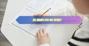 JEE Mains NTA NIC result