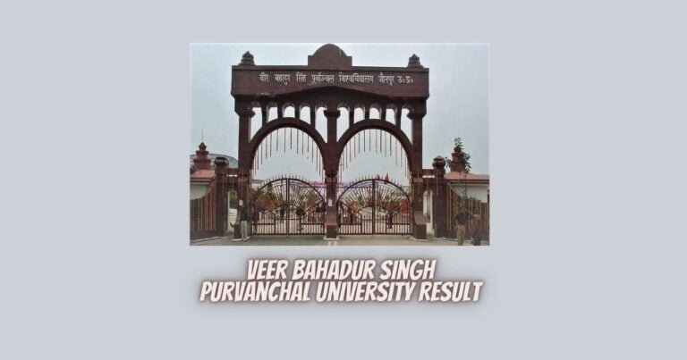 Veer Bahadur Singh Purvanchal University Result