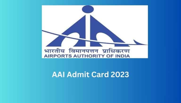 AAI Admit Card 2023