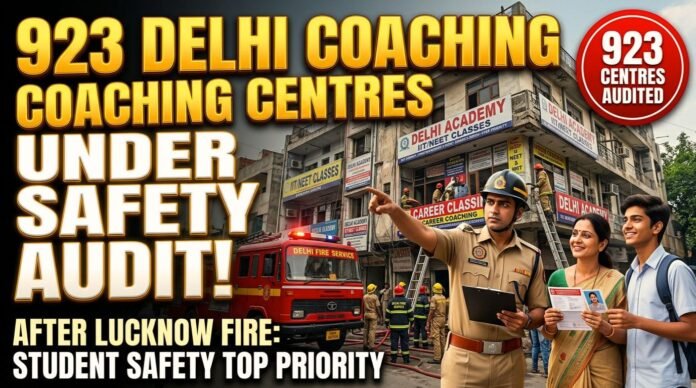 Coaching Centres in Delhi to Undergo Safety Audit
