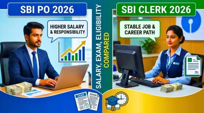 SBI PO vs SBI Clerk 2026